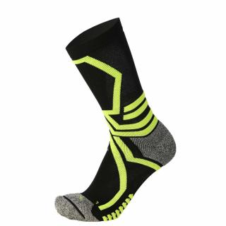 MICO CALZA X-COUNTRY LIGHT W. X-PERFORMANCE, NERO/GIALLO FLUO 24/25 Velikost: L