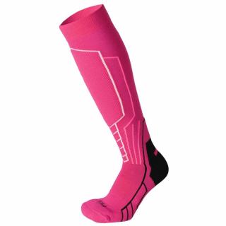 MICO MEDIUM W. WARM CONTROL WOMAN SKI SOCKS, FUCSIA 24/25 Velikost: L