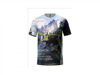 Pánské sportovní triko CRAZY T-SHIRT LEGEND MAN LOST IN PARADISE-LIKEN Barva: lost in paradise-liken, Velikost: XL