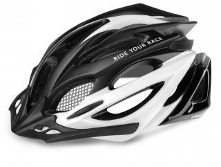 R2 Pro-Tec ATH02A2 black/white matt 2021 Velikost: L: 58 - 61 cm