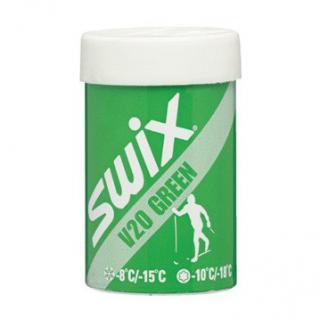Stoupací vosk Swix V20 zelený 43g