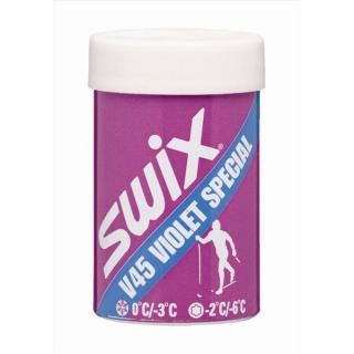 Stoupací vosk Swix V45 fialový speciál 43g
