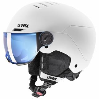 UVEX ROCKET VISOR 22/23 Barva: Bílá, Velikost: 51 - 55 cm