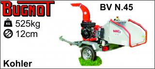 Drtič BUGNOT BV N.45 Motor/HP: Kohler 18 Hp, Typ paliva: Benzín