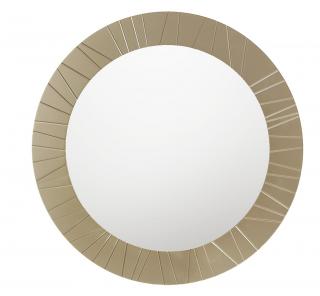 Kulaté zrcadlo LE BON Dream 60cm s LED podsvícením Šířka: 60cm, Barevné provedení: 1035M-zlatý matný lak