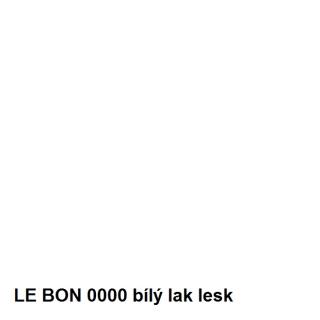 Zrcadlová skříňka LE BON LZS150 š.150cm různé dekory Šířka: 150cm, Barevné provedení: L000- boky bílá lesklá, čela lak bílý lesk