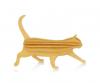 Lovi Kočka 12 cm, barva žlutooranžová
