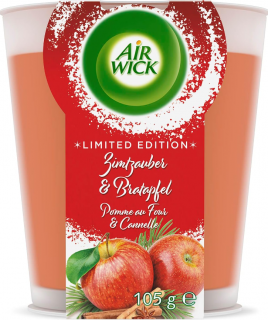 Air Wick vonná svíčka s vůní skořice a pečených jablek 1 ks, 105 g