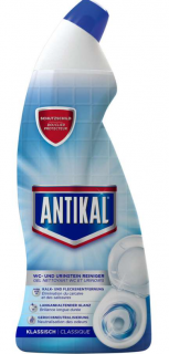 Antikalk WC čistič a čistič močového kamene Klassik 750ml