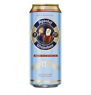 Apostel Hefeweissbier světlé nealkoholické pivo 0,5 l