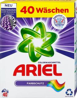 Ariel prací prášek na barevné prádlo 40 dávek, 2,6 kg