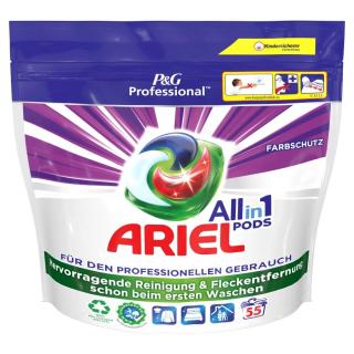 Ariel Professional gelové kapsle All-in-One Color 55 dávek  - profi Qualität