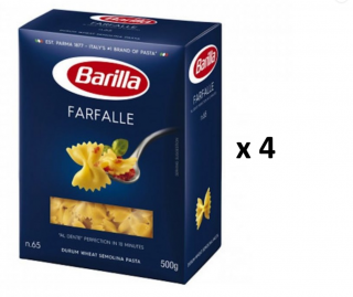 Barilla Farfalle Nr. 265, 8x500 g- VÝHODNÉ BALENÍ