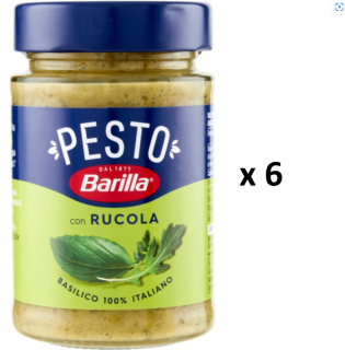 Barilla Pesto Basilico e Rucola 6x190 g-VÝHODNÉ BALENÍ