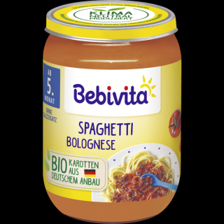 Bebivita 5+  Boloňské špagety 190g