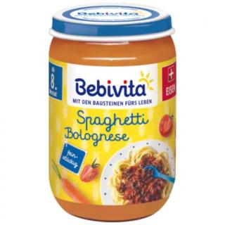 Bebivita  8+ Boloňské špagety 220g  - originál z Německa