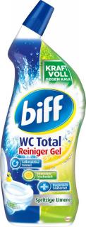 Biff Total gelový čistič WC s vůní citrónu 750ml  - originál z Německa