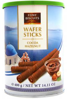 Biscuit Kakaové trubičky s lískooříškovým krémem 400g  - originál z Německa