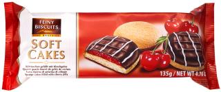 Biscuit Piškoty s čokoládovou polevou a třešňovou náplní 135g  - originál z Německa
