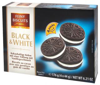 Biscuit Sušenky Black & White 176g  - originál z Německa