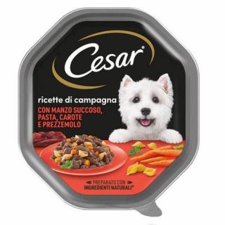 Cesar paštika pro psy s těstovinami, hovězím masem a mrkví 150 g  - originál z Německa