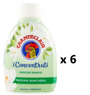 Chanteclair koncentrovaný parfém na prádlo s vůní Muschio Bianco 6x220 ml- VÝHODNÉ BALENÍ