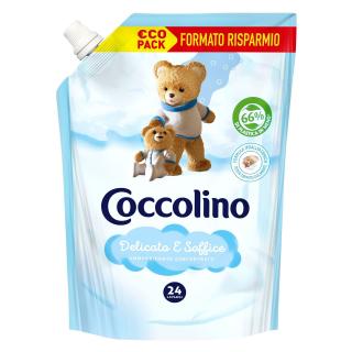 Coccolino koncentrovaná aviváž se svěží vůní Delicato e Soffice,  24 dávek, 600 ml
