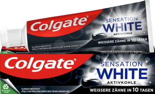 Colgate zubní pasta Sensation White s aktivním uhlím, 75 ml