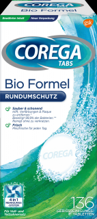 Corega Tabs Bio Formula 136 tablet  - originál z Německa