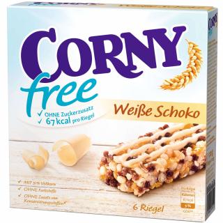 Corny Free cereální tyčinky s bílou čokoládou 6 ks, 120g