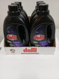 Dalli Black Wash prací gel na černé prádlo , 6x1,1L -VÝHODNÉ BALENÍ  - originál z Německa