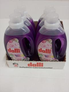 Dalli Sommer Color Gel na praní  limitovaná letní edice - 6x1,1L - VÝHODNÉ BALENÍ