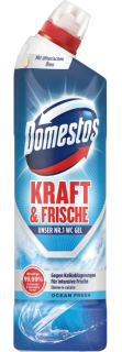 Domestos Gel na čištění WC active force Ocean Fresh, 750 ml