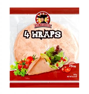 Don Fernando tortilové wrapy s rajčaty 240g