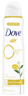 Dove Deo-Spray s pečujícím zinkovým komplexem a vůní broskví 150 ml