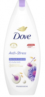 Dove hydratační sprchový gel Anti-Stress s vůní modrého heřmánku 250 ml  - originál z Německa