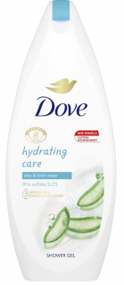 Dove hydratační sprchový gel s aloe a březovou vodou 250 ml  - originál z Německa