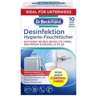 Dr. Beckmann Dezinfekční hygienické ubrousky 10ks