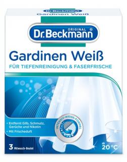 Dr. Beckmann prostředek pro rozjasnění a zářivou bělost záclon 3x40g  - originál z Německa