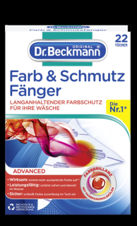 Dr. Beckmann ubrousky proti zaprání - pohlcovač barev, 22 ks  - originál z Německa
