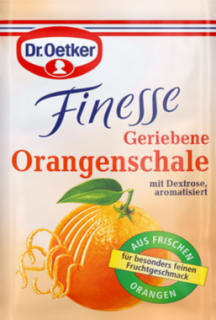 Dr.Oetker Finesse strouhaná pomerančová kůra 3x6g, 18g