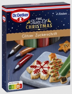 Dr. Oetker Vánoční pečení lesklé cukrové písmo 76 g