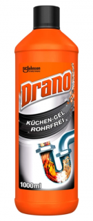 Drano Power Gel Čistič kuchyňského odpadu 1l  - originál z Německa