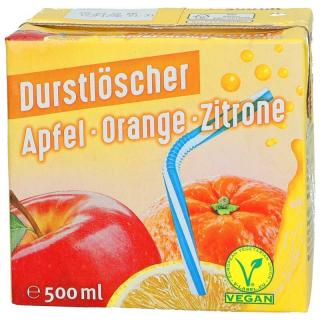 Durstlöscher Osvěžující nápoj s jablkem, pomerančem a citronem 500ml