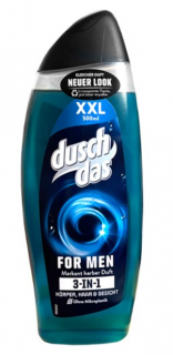 Duschdas For Men sprchový gel a šampon 3v1 XXL 500 ml