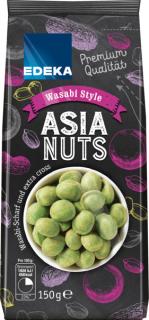 Edeka Asijské ořechy na způsob wasabi 150g  - originál z Německa