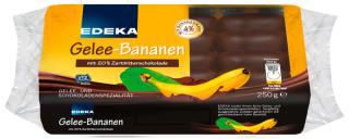 Edeka Banánky v želé obalované v hořké čokoládě 250g  - originál z Německa
