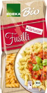 Edeka Bio těstoviny Fusilli z tvrdé pšenice 500g  - originál z Německa