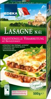 Edeka Italské Lasagne n.61 500g  - originál z Německa