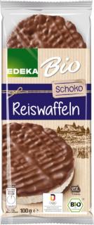 Edeka Rýžové chlebíčky s čokoládovou polevou 100g  - originál z Německa